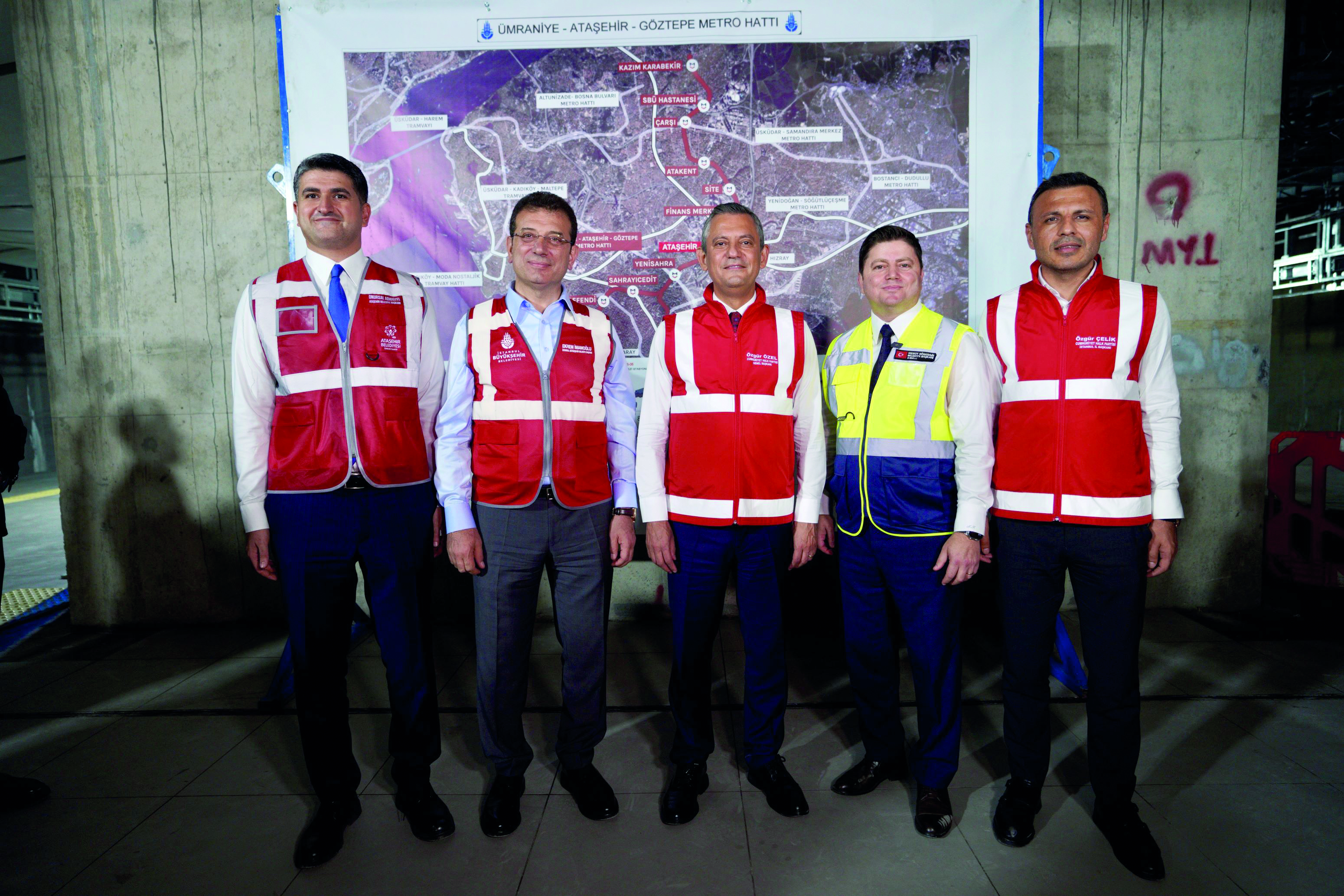 Üç ilçeyi birleştirecek metro hattında geri sayım